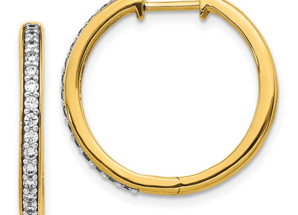 14k Yellow Gold Earrings Style EM4265 - Classique Jewelry Inc.