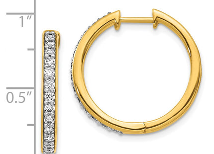 14k Yellow Gold Earrings Style EM4265 - Classique Jewelry Inc.