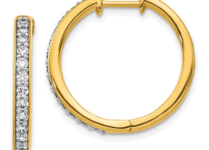 14k Yellow Gold Earrings Style EM4265 - Classique Jewelry Inc.