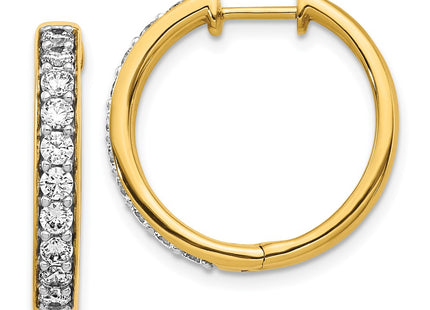 14k Yellow Gold Earrings Style EM4265 - Classique Jewelry Inc.