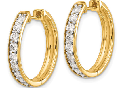 14k Yellow Gold Earrings Style EM4265 - Classique Jewelry Inc.