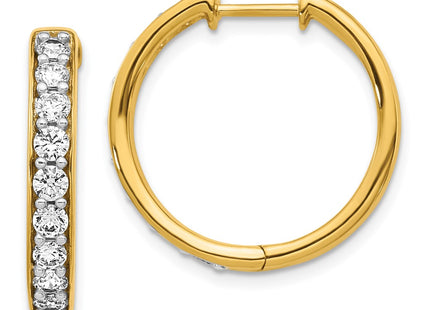 14k Yellow Gold Earrings Style EM4265 - Classique Jewelry Inc.