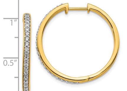 14k Yellow Gold Earrings Style EM4266 - Classique Jewelry Inc.