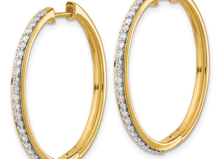 14k Yellow Gold Earrings Style EM4267 - Classique Jewelry Inc.