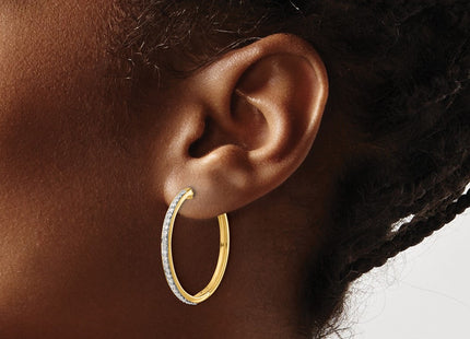 14k Yellow Gold Earrings Style EM4267 - Classique Jewelry Inc.