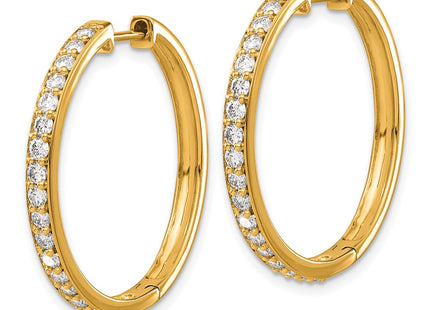 14k Yellow Gold Earrings Style EM4267 - Classique Jewelry Inc.