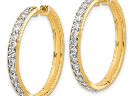 14k Yellow Gold Earrings Style EM4267 - Classique Jewelry Inc.