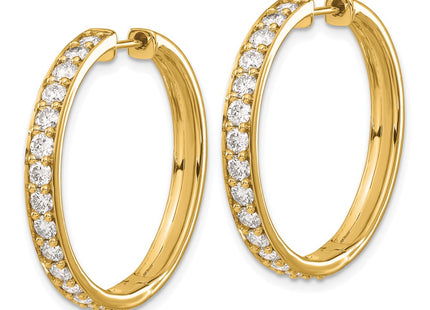 14k Yellow Gold Earrings Style EM4267 - Classique Jewelry Inc.