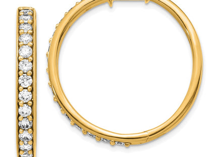14k Yellow Gold Earrings Style EM4267 - Classique Jewelry Inc.