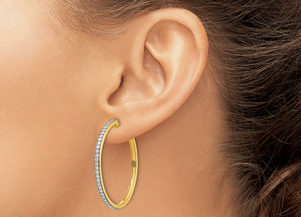 14k Yellow Gold Earrings Style EM4268 - Classique Jewelry Inc.