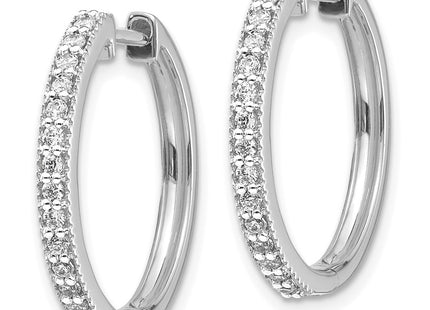 14k White Gold Earrings Style EM4273 - Classique Jewelry Inc.