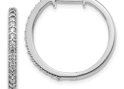 14k White Gold Earrings Style EM4273 - Classique Jewelry Inc.