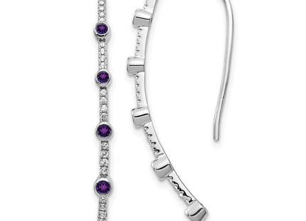 14k White Gold Earrings Style EM4311 - Classique Jewelry Inc.
