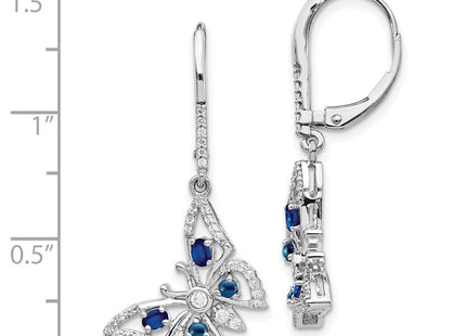 14k White Gold Earrings Style EM4391 - Classique Jewelry Inc.