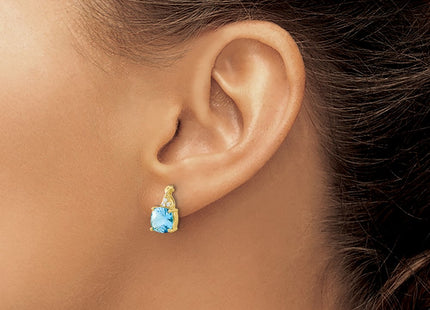 14k Yellow Gold Earrings Style EM4393 - Classique Jewelry Inc.