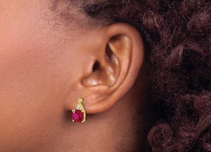 14k Yellow Gold Earrings Style EM4393 - Classique Jewelry Inc.