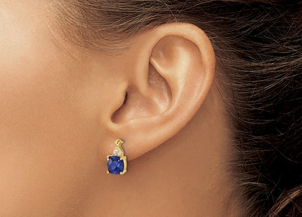 14k Yellow Gold Earrings Style EM4393 - Classique Jewelry Inc.