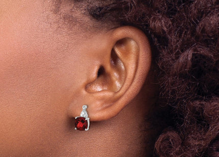 14k White Gold Earrings Style EM4393 - Classique Jewelry Inc.