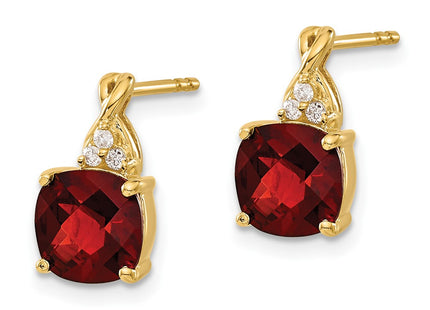 14k Yellow Gold Earrings Style EM4393 - Classique Jewelry Inc.