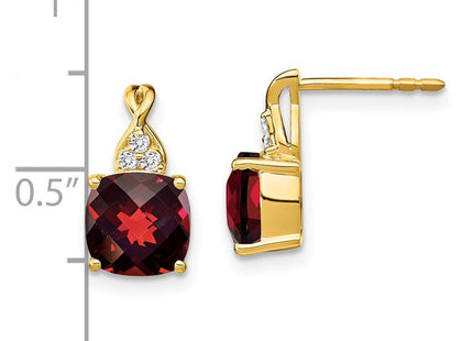14k Yellow Gold Earrings Style EM4393 - Classique Jewelry Inc.