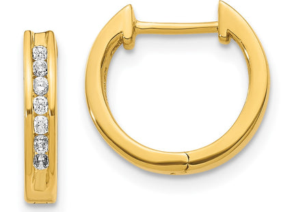 14k Yellow Gold Earrings Style EM5351 - Classique Jewelry Inc.