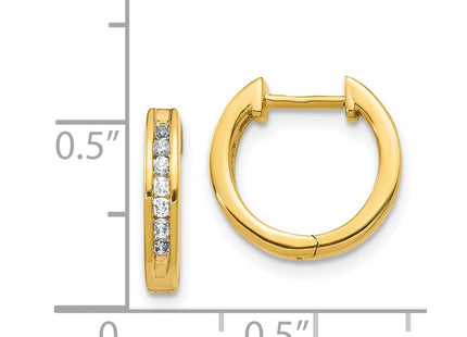 14k Yellow Gold Earrings Style EM5352 - Classique Jewelry Inc.