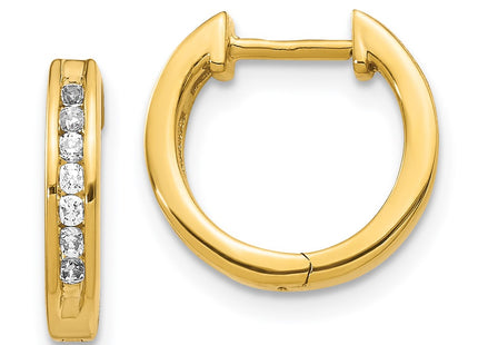 14k Yellow Gold Earrings Style EM5352 - Classique Jewelry Inc.