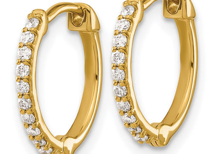 14k Yellow Gold Earrings Style EM5353 - Classique Jewelry Inc.