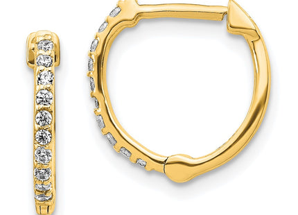 14k Yellow Gold Earrings Style EM5353 - Classique Jewelry Inc.