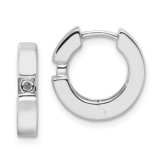 14k White Gold Earrings Style EM5354 - Classique Jewelry Inc.