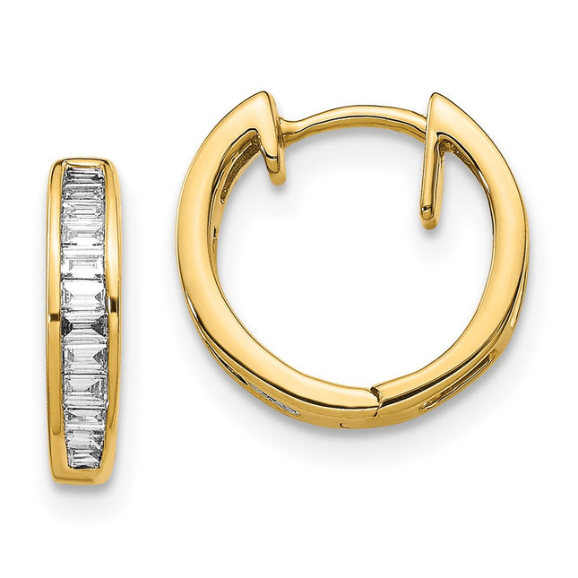 14k Yellow Gold Earrings Style EM5356 - Classique Jewelry Inc.