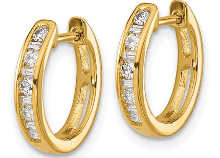 14k Yellow Gold Earrings Style EM5359 - Classique Jewelry Inc.
