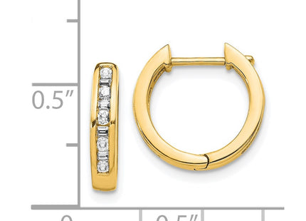 14k Yellow Gold Earrings Style EM5359 - Classique Jewelry Inc.