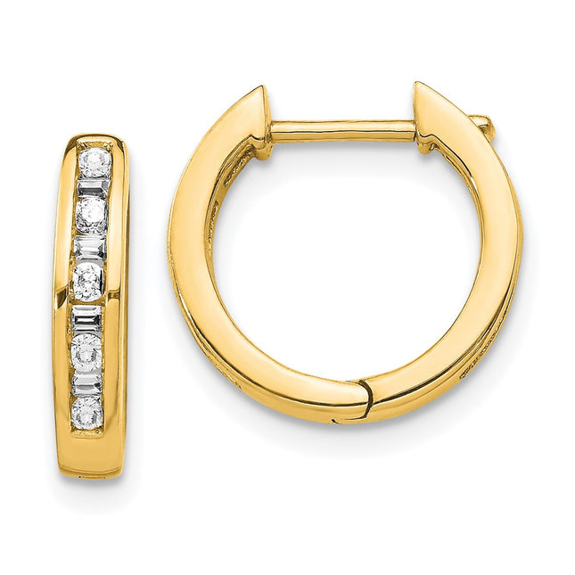 14k Yellow Gold Earrings Style EM5359 - Classique Jewelry Inc.
