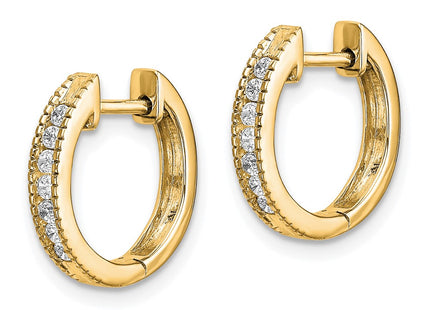 14k Yellow Gold Earrings Style EM5360 - Classique Jewelry Inc.