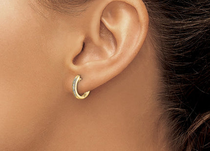 14k Yellow Gold Earrings Style EM5360 - Classique Jewelry Inc.