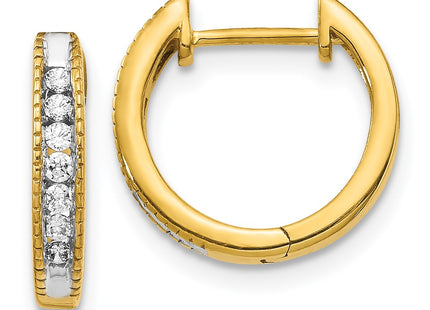 14k Yellow Gold Earrings Style EM5360 - Classique Jewelry Inc.