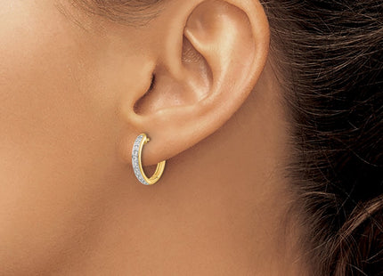 14k Yellow Gold Earrings Style EM5363 - Classique Jewelry Inc.