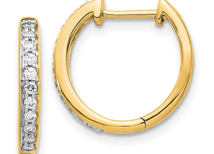 14k Yellow Gold Earrings Style EM5363 - Classique Jewelry Inc.