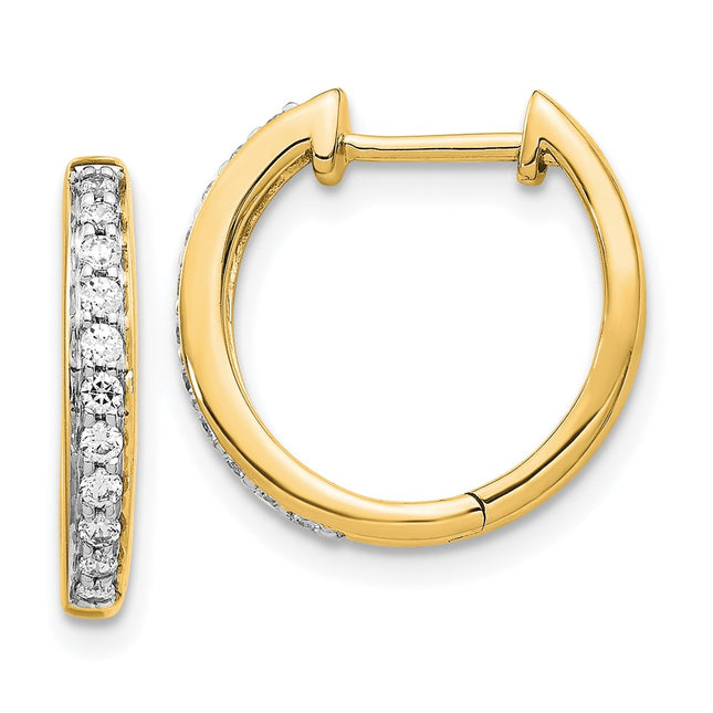 14k Yellow Gold Earrings Style EM5363 - Classique Jewelry Inc.