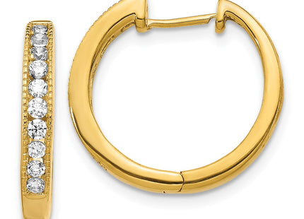14k Yellow Gold Earrings Style EM5364 - Classique Jewelry Inc.