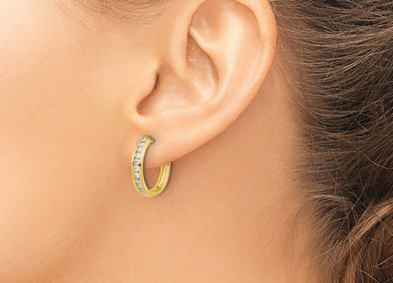 14k Yellow Gold Earrings Style EM5365 - Classique Jewelry Inc.