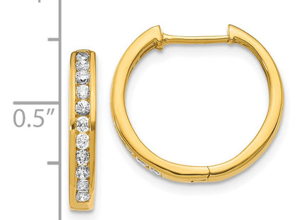 14k Yellow Gold Earrings Style EM5365 - Classique Jewelry Inc.