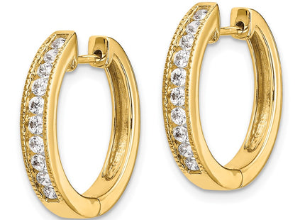 14k Yellow Gold Earrings Style EM5366 - Classique Jewelry Inc.