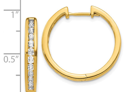 14k Yellow Gold Earrings Style EM5366 - Classique Jewelry Inc.