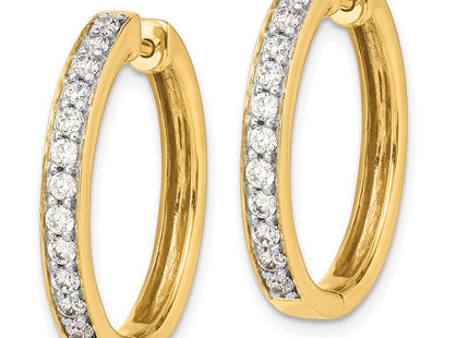 14k Yellow Gold Earrings Style EM5367 - Classique Jewelry Inc.