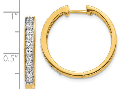 14k Yellow Gold Earrings Style EM5367 - Classique Jewelry Inc.