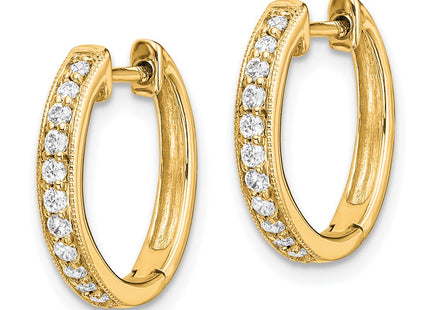 14k Yellow Gold Earrings Style EM5374 - Classique Jewelry Inc.