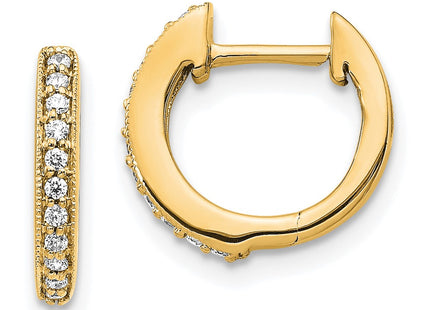 14k Yellow Gold Earrings Style EM5374 - Classique Jewelry Inc.