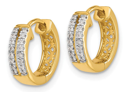 14k Yellow Gold Earrings Style EM5375 - Classique Jewelry Inc.